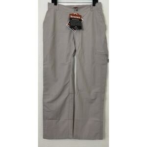 Simms Women's Insect Shield Fly Away Dark Khaki M Fishing Pants 100% Nylon UPF50